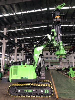 XR220D 로터리 파일링 리그 194kW 엔진 전력 2.5 Km/h 이동 속도와 18,000 kg 무게로 무거운 부착