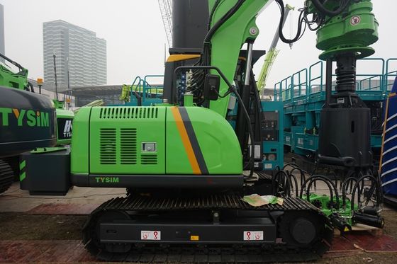 품질  Piling Rig Hire 7 - 40 Rpm Borehole Drilling Machine 30 M / Min Main Winch Line Speed KR50A Rotary Piling Rig 공장