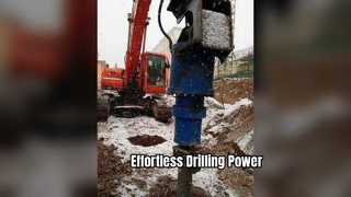 Tysim 유압식 지구 오거 500mm 점토 셰일 드릴링