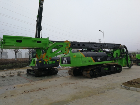 220kN.M 로터리 구멍 뚫기 기계 KR220C 66t 뚫기 깊기 64 / 51m 35 Mpa 로터리 스파일링 리그