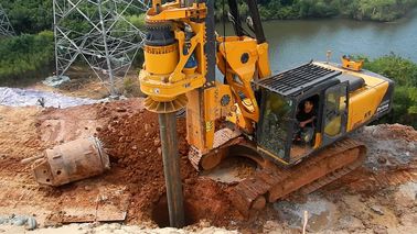 최대. 125kN.m 드릴링 직경 1300mm 드릴링 깊이 37m/45m TYSIM KR125A 회전하는 드릴링 리그를 토크를 주십시오