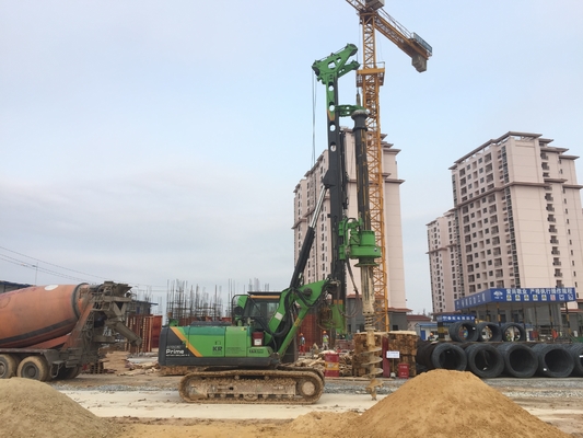 220kN.M 로터리 구멍 뚫기 기계 KR220C 66t 뚫기 깊기 64 / 51m 35 Mpa 로터리 스파일링 리그