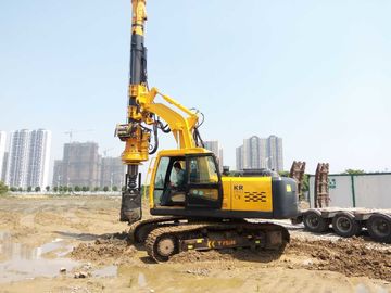 작은 회전하는 다른 건축 지층 TYSIM KR40A 40 KN.M 최대 토크를 위한 말뚝박기 공사 의장 구멍에 의하여 지루하는 더미