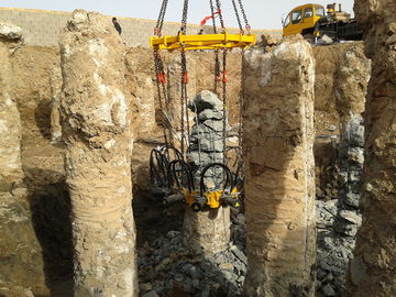 KP380A 둥근 구체적인 란 유압 더미 차단기, 더미 직경 600mm - 1800mm