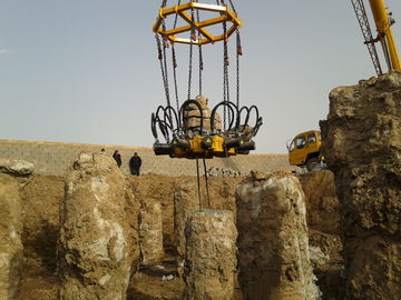 KP315A 유압 더미 차단기 둥근 구체적인 란, 더미 직경 300mm - 1050mm