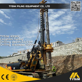 TYSIM KR90C 지름 1000 밀리미터 32m 마찰 4 각추관 건조물의 지주 장비 기계