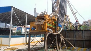 RMT200 드릴링 진흙 Desander 소형 지루한 쌓는 기계 진흙 Desilter 커트 점 0.06mm
