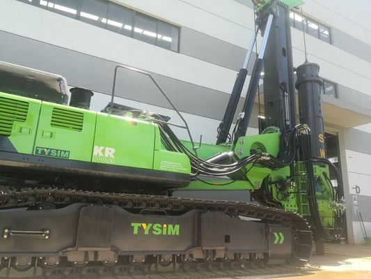 KR300D 회전식 220 나트 건조물의 지주 장비 기계 회전 속도 7-23 Rpm 맥스. 지름 2200/2500 밀리미터를 꿰뚫기