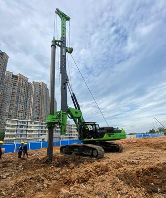 천공 깊이 54m 지름 2500 밀리미터 회전식 파일 기계 토크 300kN.m KR300C