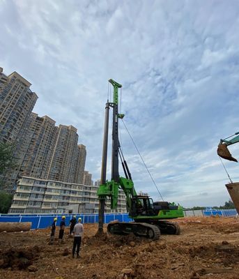 천공 깊이 54m 지름 2500 밀리미터 회전식 파일 기계 토크 300kN.m KR300C