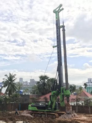 기초 유압 말뚝 박기 조작 직경 2500mm 깊이 54m