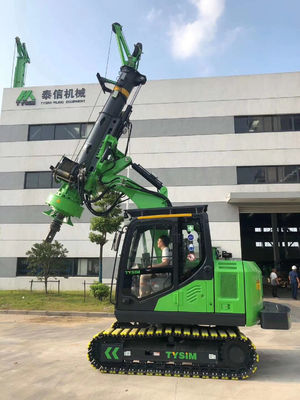 작은 회전하는 다른 건축 지층 TYSIM KR40A 40 KN.M 최대 토크를 위한 말뚝박기 공사 의장 구멍에 의하여 지루하는 더미