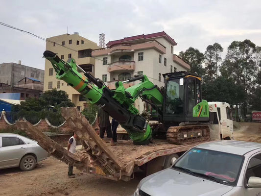 태양광 농장의 기초를 위한 40kN.m 토크 18m 깊이와 300-800mm 지름의 마이크로 픽링 리그