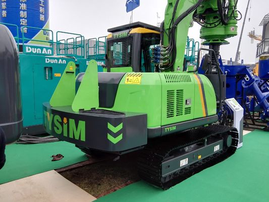 폐쇄형 유압 시스템을 갖춘 중고 파일링 리그 머신, 최대 파일 길이 30미터 및 ISUZU AA-6HK1XQP 엔진 (기초 작업용)